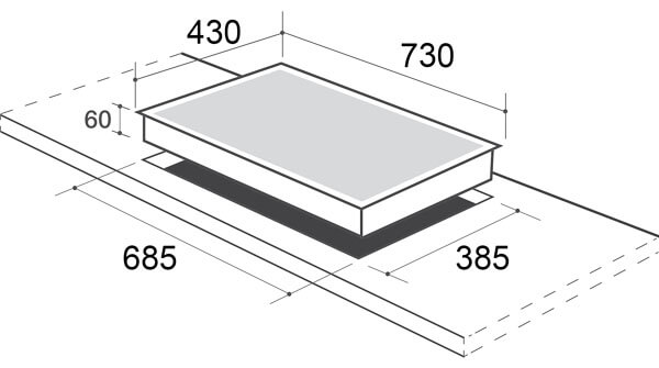 Kích thước bếp từ LT-828Pro