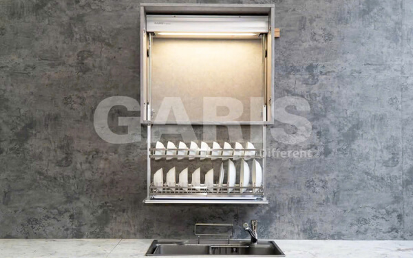 Giá bát đĩa nâng hạ điện Garis GL06.8XT