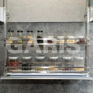 Giá gia vị nâng hạ điện Garis GL05X